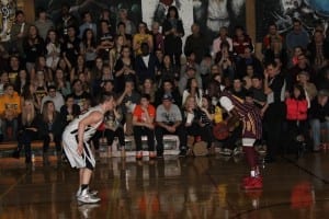 You can’t tell where the crowd ends and the players start