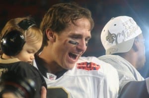 Brees couldn’t have taken a more adorable picture with his son/Ian Ransley