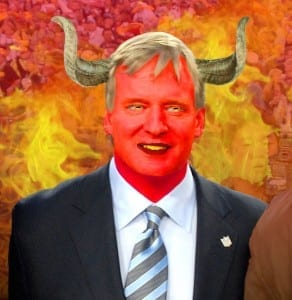 Goodell might actually be the devil./BrokenSphere (Modifications by Kyle Leitch)